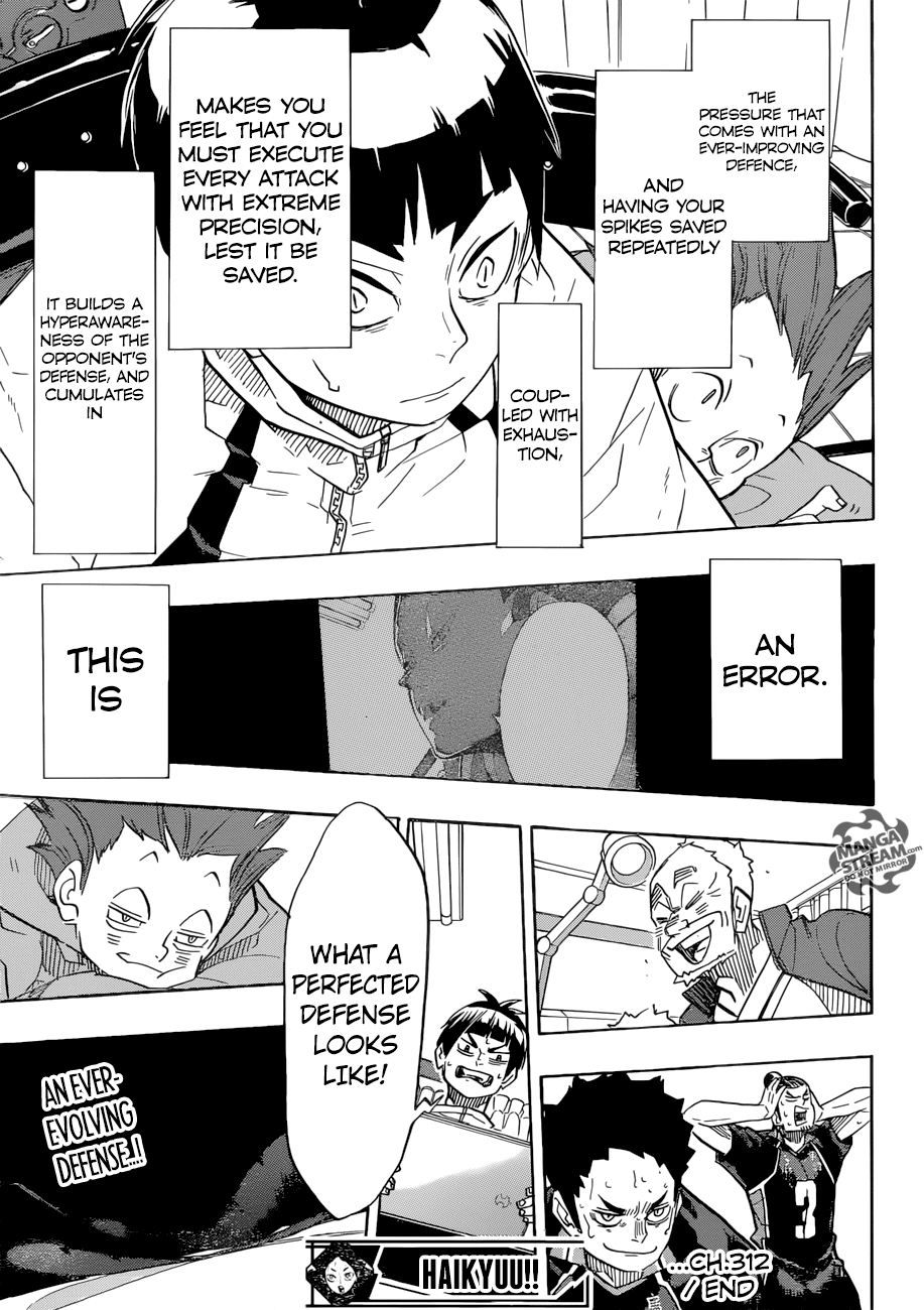 Haikyuu!!, Chapter 312 image 18